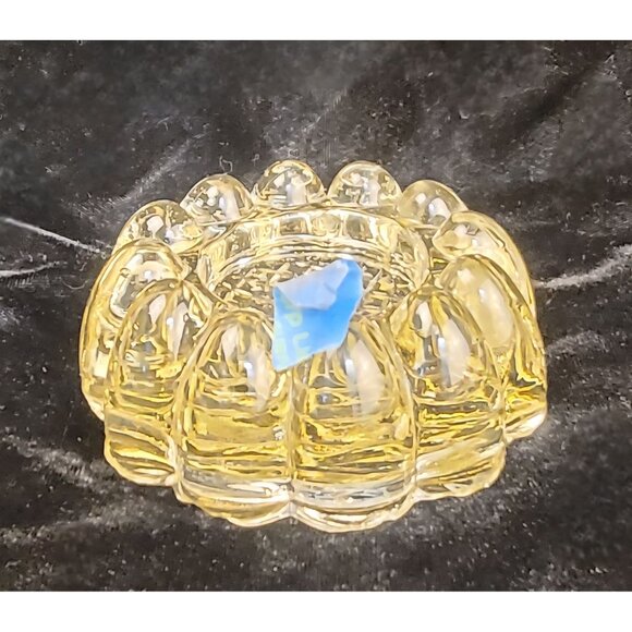 Vintage Pressed Glass "Boopie" Candle Holder - Picture 6 of 15